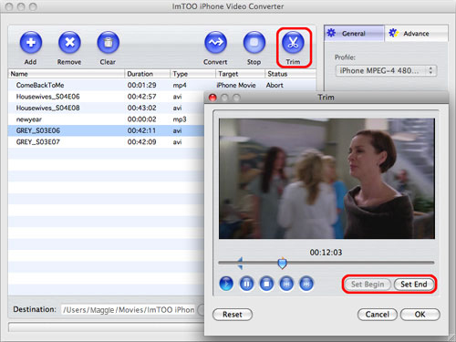 ImTOO iPhone Video Converter for Mac