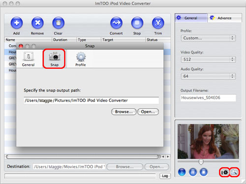 ImTOO iPod Video Converter for Mac