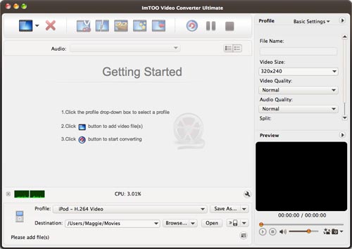 ImTOO Video Converter Ultimate for Mac