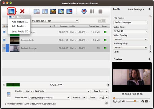 ImTOO Video Converter Ultimate for Mac