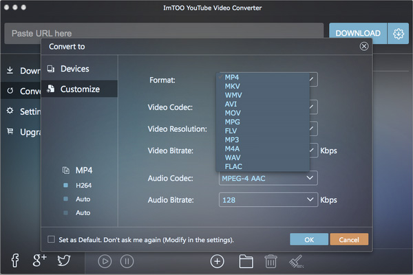 ImTOO Youtube Video Converter for Mac
