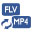Convert FLV/MP4 video